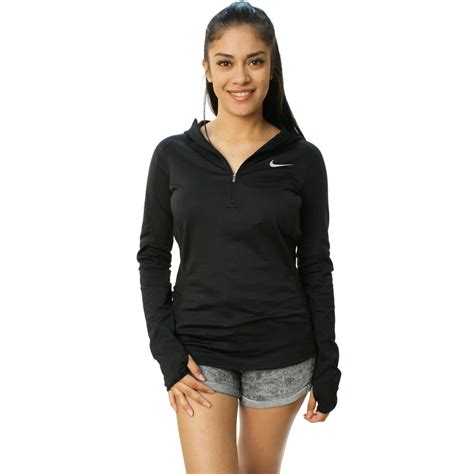 Nike Nike Womens Thermal Quarter Zip Running Hoodie