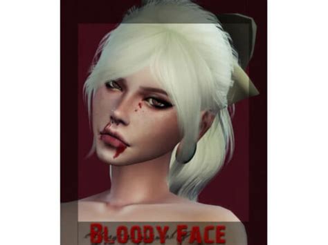Sims 4 Bloody Face The Sims Game