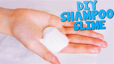 Diy Shampoo Slime No Borax Liquid Starch Laundry Detergent Or Glue