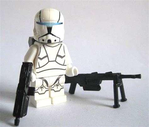 Lego Clone Commando Minifigure Helmet Pistol Sniper Custom Printed