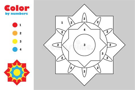 Color By Number Mandala Printable Do You Know The Mandalas Draw Metro