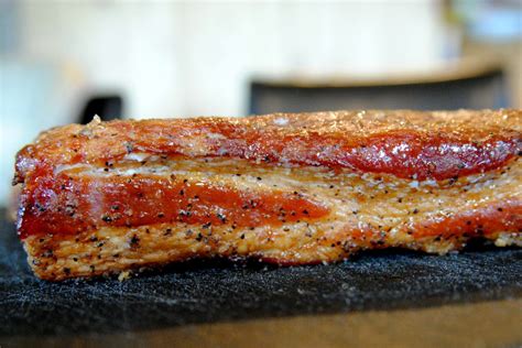 Homemade bacon is surprisingly easy and the results are quantum leaps better than the stuff from large commercial producers. Homemade Bacon - Food & Swine