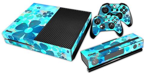 Microsoft Xbox One Skin Light Blue Flower
