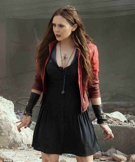 Scarlet Witch Avengers Age Of Ultron Leather Jacket Scarlett Witch