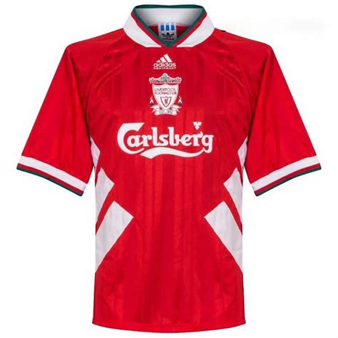 1993 1995 Liverpool Home Red Retro Soccer Jersey