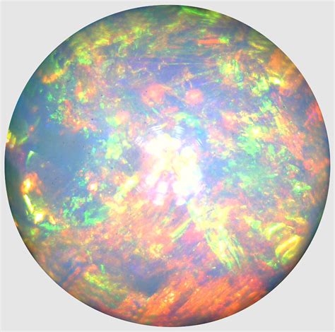 Galaxy Opal Chrysoberyl Doublet Cabochon Birthstone Opal Firefox