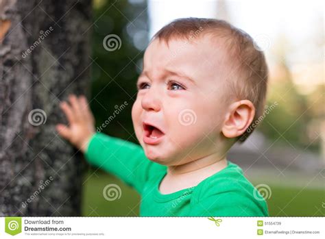Unhappy child stock image. Image of person, crying ...