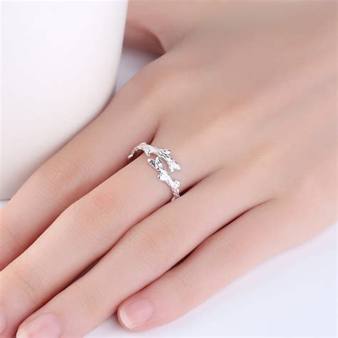 Resizable Ring Finger Rings For Women Girl Friendship Simple Style T