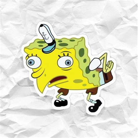 Jual Sticker Spongebob Squarepants Stiker Spongebob Tahan Air