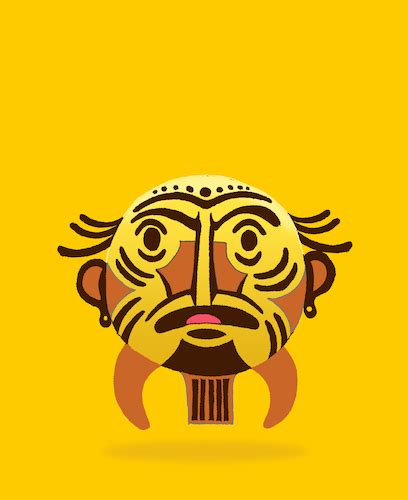 African Emoji Mask By Berk Olgun Media And Culture