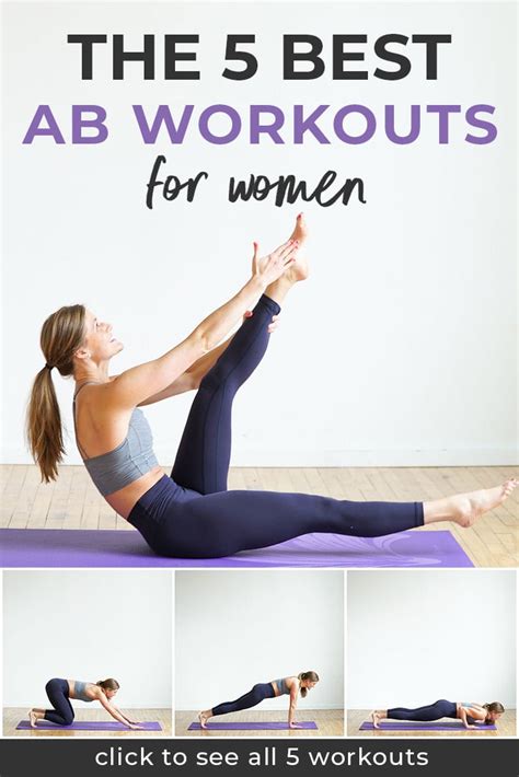 5 Best Ab Workouts For Women Videos Nourish Move Love