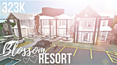 Roblox Bloxburg Blossom Hotel Resort Tropical Resort Hotel Lobby