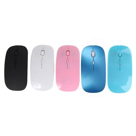 Ultra Thin Usb Wireless Optical Mouse 24g Receiver Super Slim Computer