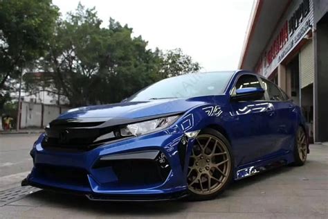 Powerful Honda Civic Si And R With Bodykit From Tuner Topmix