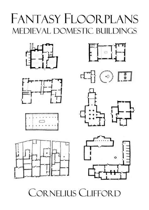Medieval Domestic Buildings Fantasy Floorplans Dreamworlds