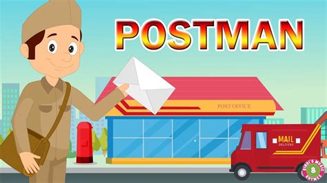 Postman Song Community Helpers Kids Rhymes Bindis Music And Rhymes