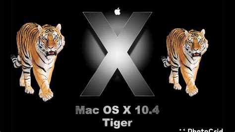 Macos Mac Os X 104 Tiger April 2005 Youtube