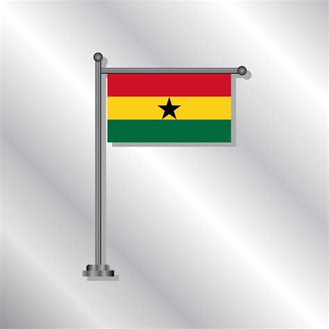 Premium Vector Illustration Of Ghana Flag Template