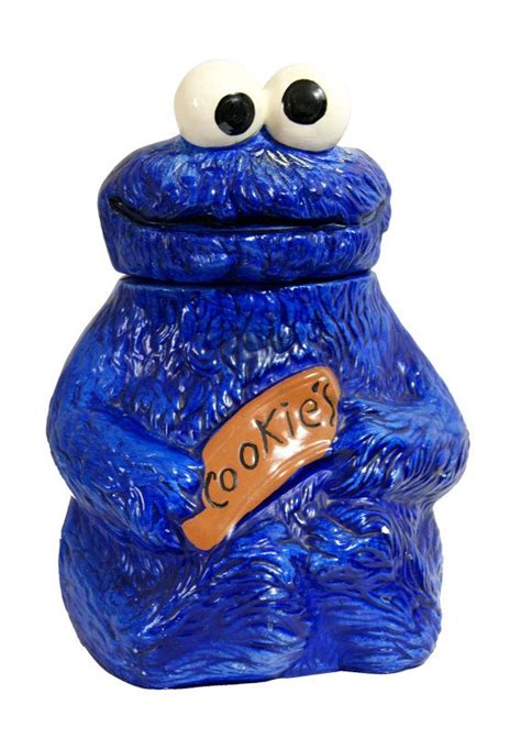 Vintage Cookie Monster Cookie Jar Rare Muppets Inc 970 Monster