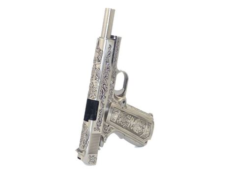 ✓ free for commercial use ✓ high quality images. WE 1911 Silver Classic Floral Pattern Full Metal Gaz Blowback