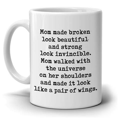 Why make handmade gifts for mom. Perfect Gift for Mom from Daughter Coffee Mug, Unique ...