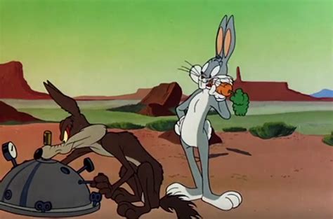 Bugs Bunny And Wile E Coyote Cartoon Crazy Looney Tunes Cartoons