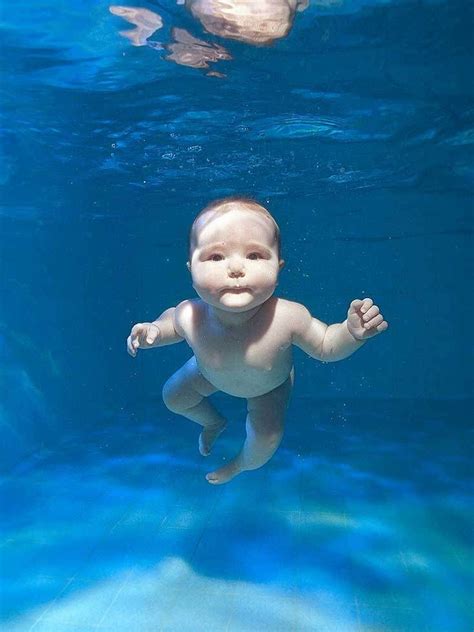 Underwater Baby Photographer Whimsical Images Of Babies Swimming By