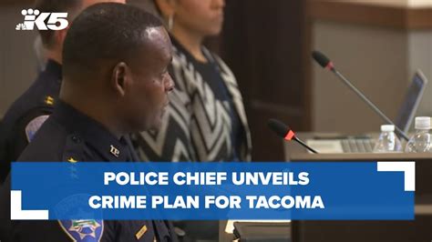 Police Chief unveils crime plan for Tacoma - YouTube