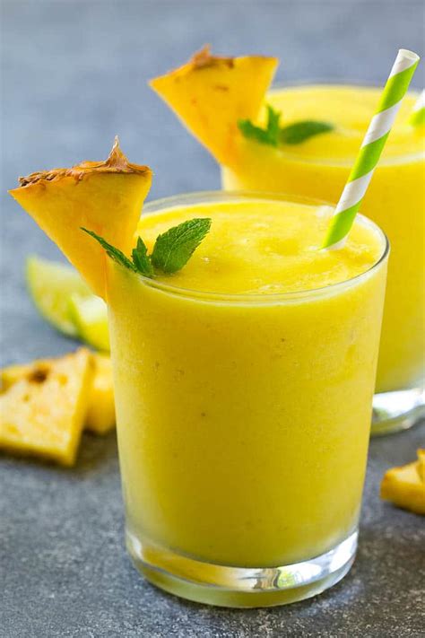 Mango Pineapple Smoothie Recipe With Frozen Fruit Thresa Corley