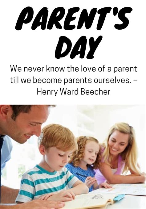 2020 Parents Day Greeting Card Printable Template | Parents day