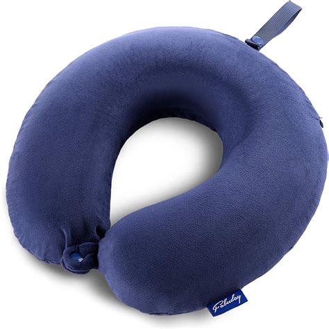 Amazon｜fabuday Travel Pillow Memory Foam Head Neck Support Pillow For Airplane Car Office