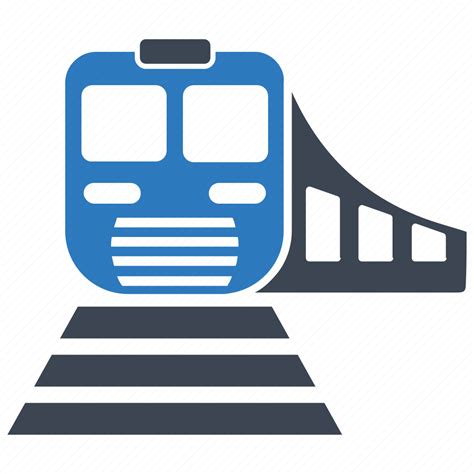 Rail Railroad Railway Subway Train Transportation Icon Download