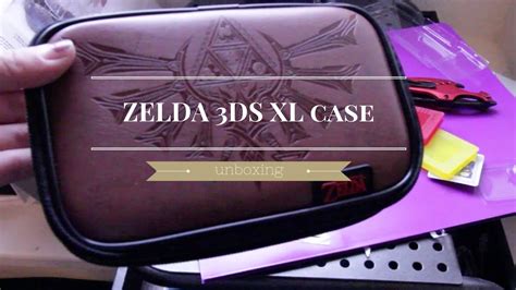 Zelda 3ds Xl Case Unboxing Youtube