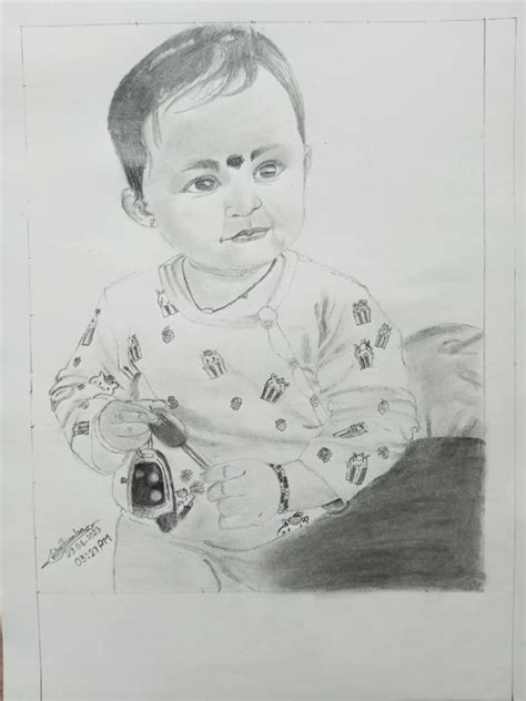 Cute Baby Pencil Art One News Page Video
