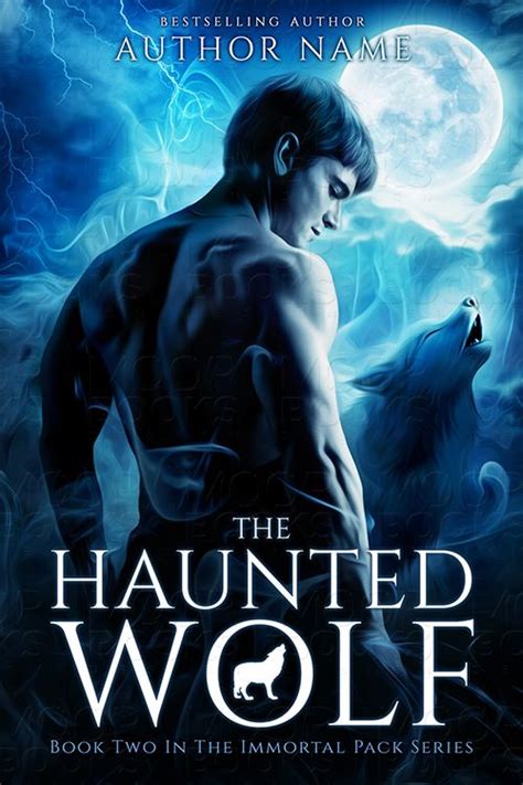The Cover For The Book The Haunted Wolf
