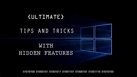 Ultimate Windows 10 Tipstricks And Hidden Features Part 2 Youtube