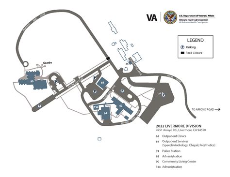 Campus Map Va Palo Alto Health Care Veterans Affairs