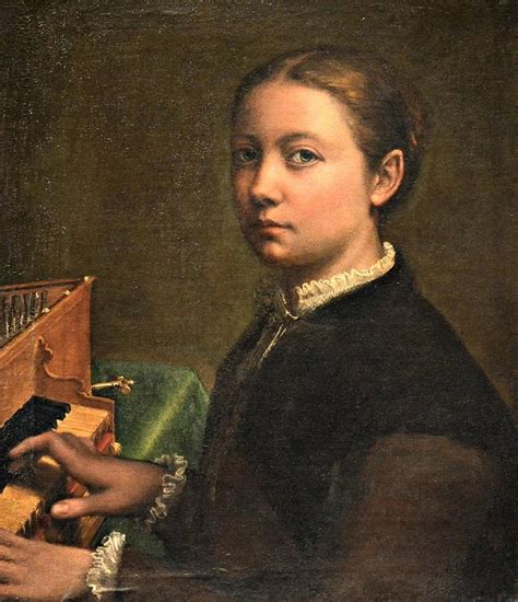 Sofonisba Anguissola Self Portrait At The Spinnet Painting By Les Classics Fine Art America