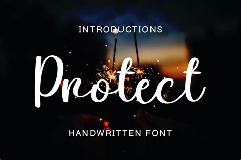 Protect Font By Yanstudio · Creative Fabrica