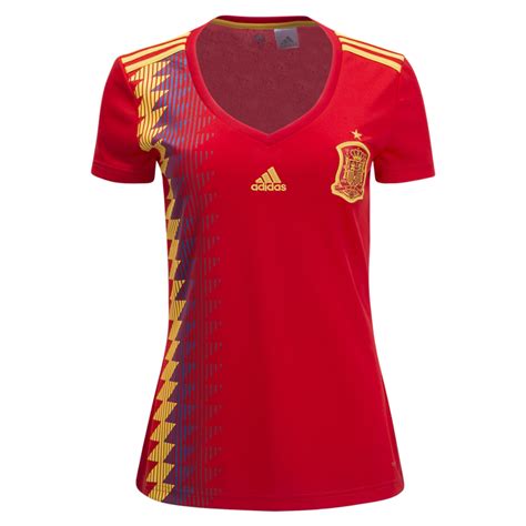 2018 Spain World Cup Women Jersey Womens Jersey Shirt Soccer Jersey