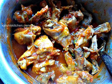Thick and hot, it will warm you. Chicken Stew - Kuku Kienyeji