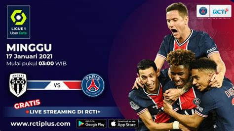 Over goals occurred for 3 times and over corners occurred for 1 times. Link Live Streaming Angers Vs PSG di RCTI+