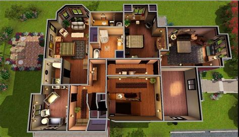 However i thought i might as well upload laney vooms house. Halliwell Manor | Sims house design, Sims house, House layouts