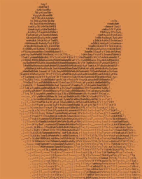 Ascii Dog By Kdasthenerd On Deviantart