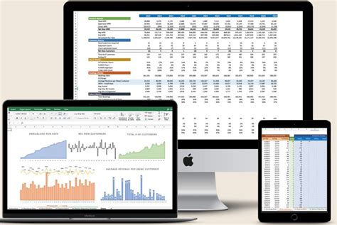 Saas Bookings Analysis Excel Metrics Dashboard Template Eloquens My