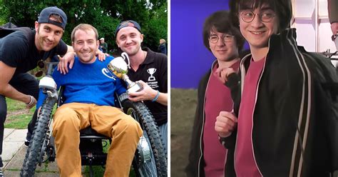 Meet David Holmes Daniel Radcliffes Stunt Double Left In Wheelchair