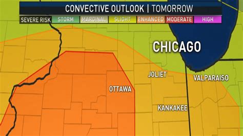 Chicago Weather Showers Storms Friday Ahead Of Severe Weather Threat