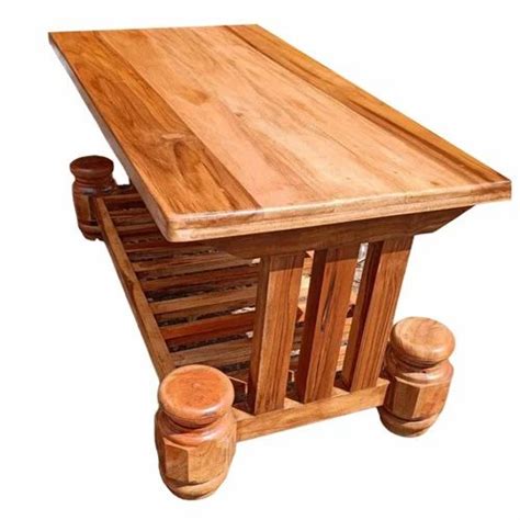 Engineered Wood Teak Wood 15 Feet Wooden Tea Table At Rs 4500 In Chennai