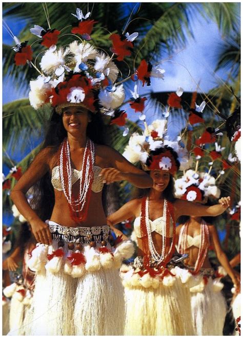 Traditional Tahitian Costume Polynesian Dance Tahitian Dance Polynesian Culture