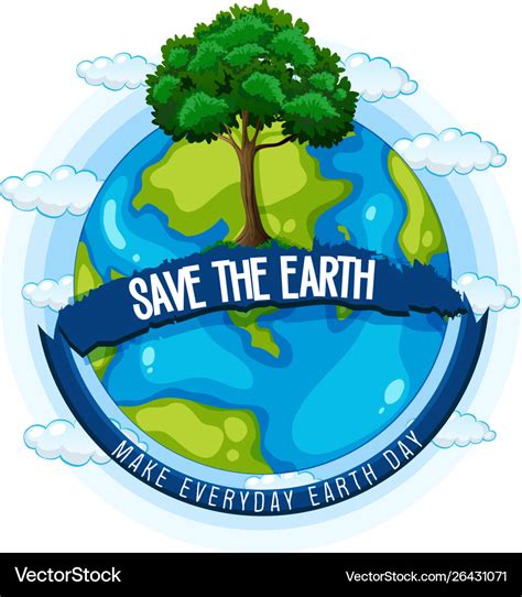 Save Planet Earth Poster Royalty Free Vector Image Vrogue Co
